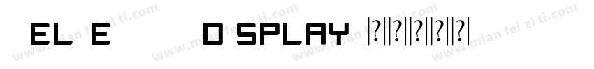 Belzebuth display字体转换